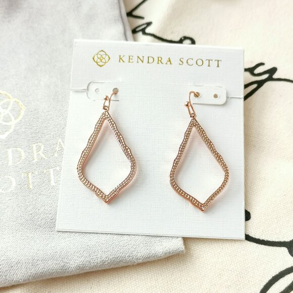 Kendra Scott Drop Earrings - Sophia - Rose Gold - Picture 1 of 3